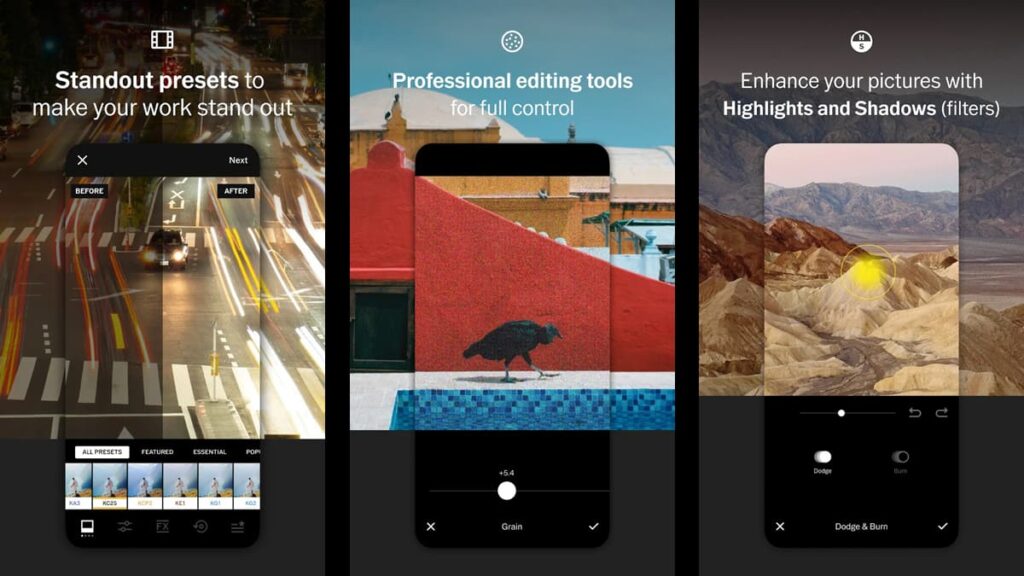 VSCO - le migliori app per l'editing delle immagini