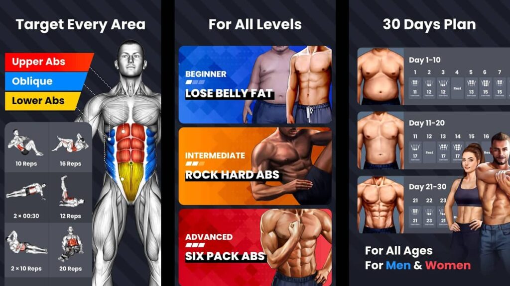 abdominal training apps