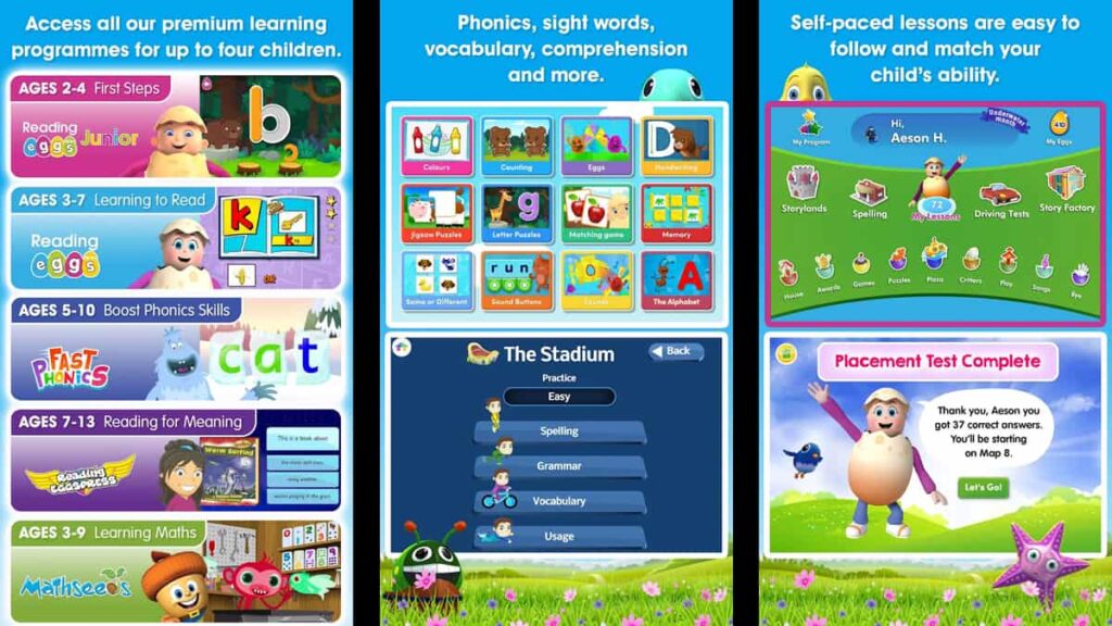 ABC Reading Eggs - apps for learning to read