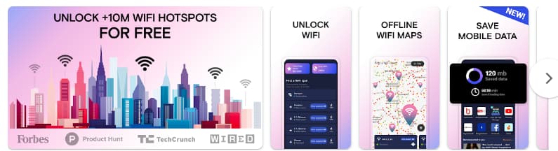 App für kostenloses WiFi