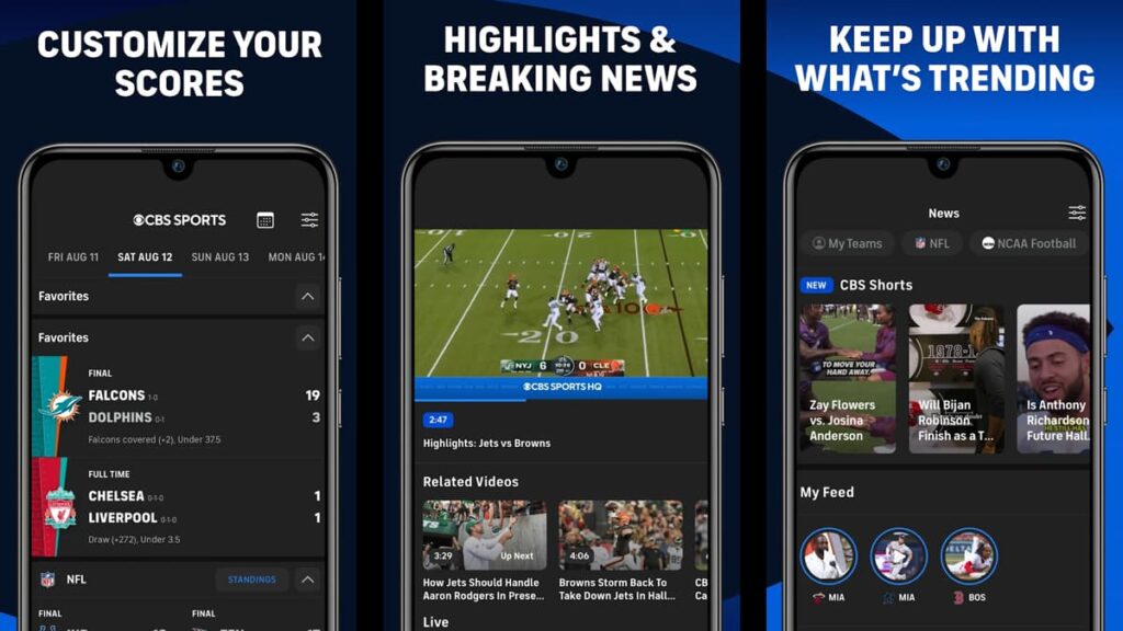 watch football on mobile