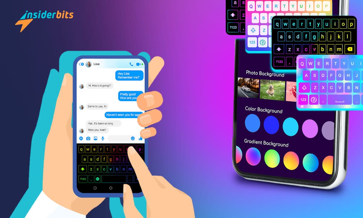 Cette application permet de colorer le clavier de votre téléphone