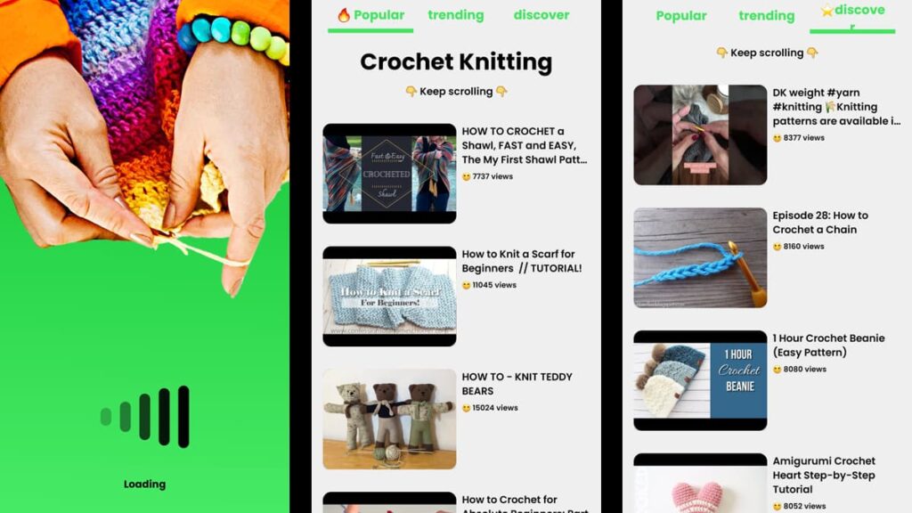 learn crochet app