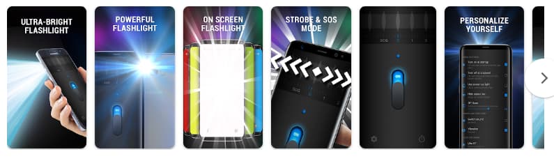 high-power flashlight app