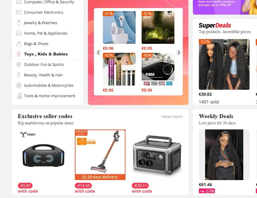 Wie man auf Aliexpress einkauft