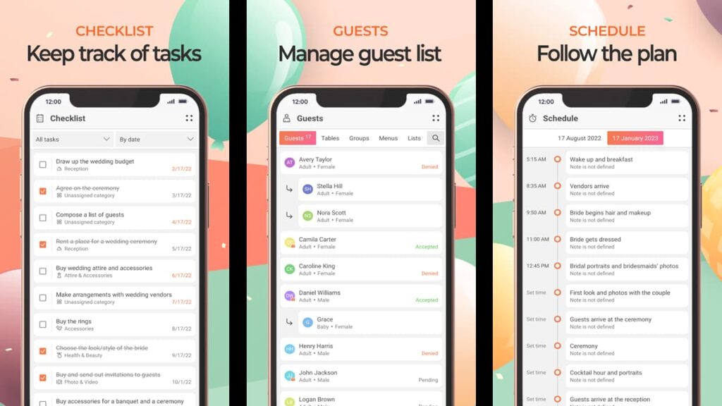 apps to organize events