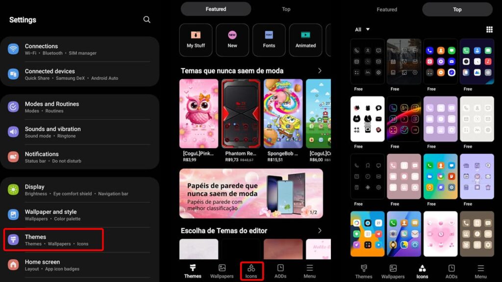 cambiare le icone e i nomi delle app