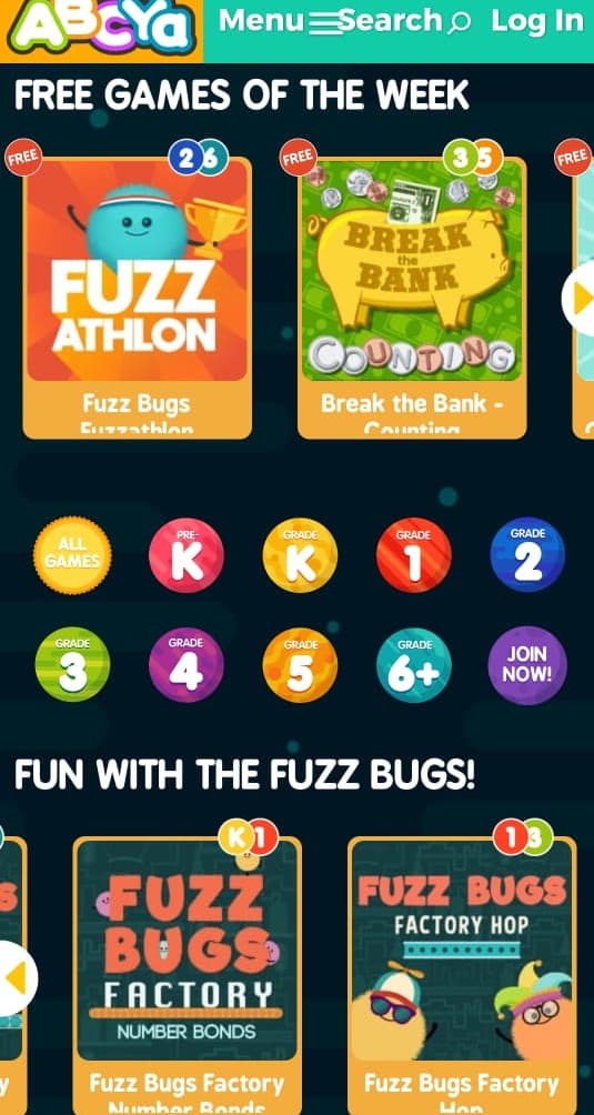 ABCya, kids, game, review