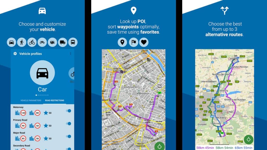 offline navigation apps, GPS apps, offline maps