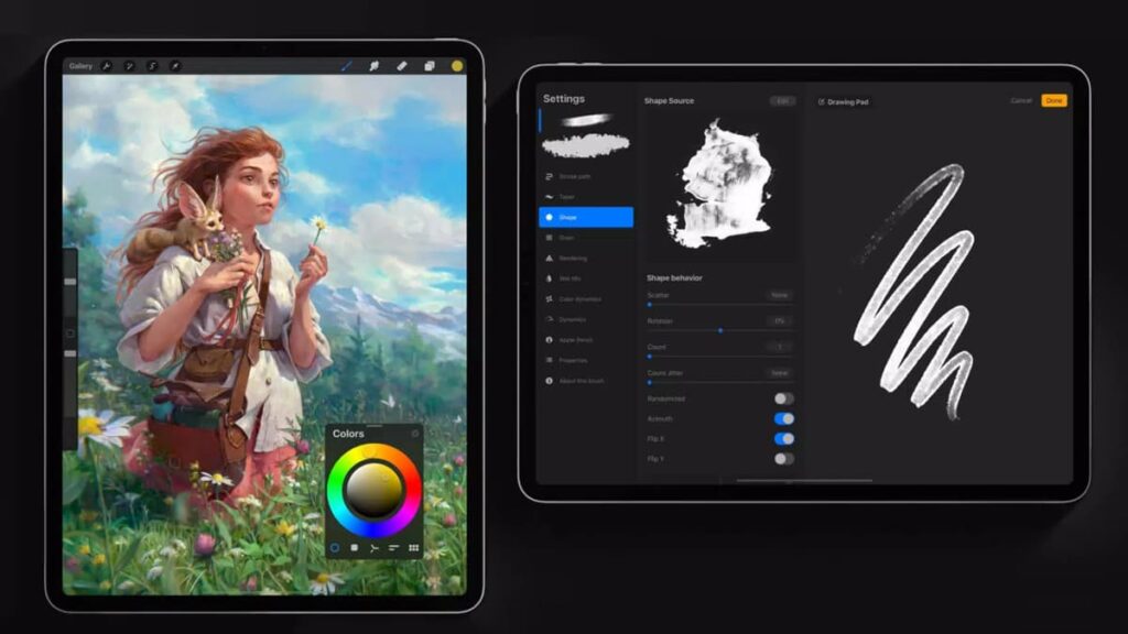 Procreate app