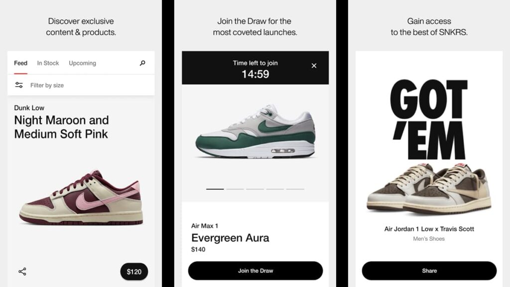 SNKRS app for Android
