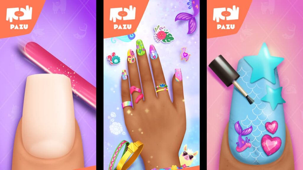 nail salon games for kids