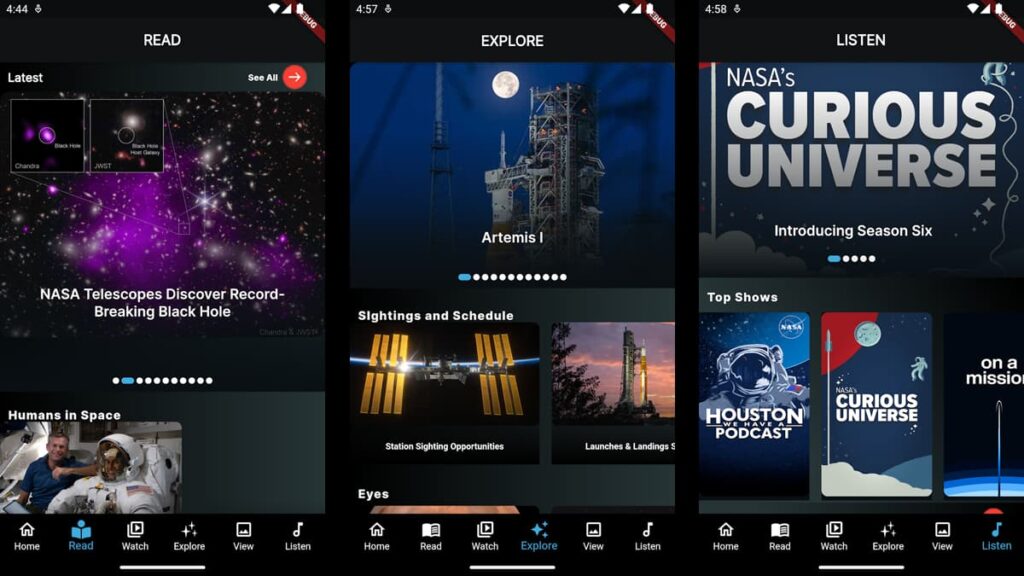 space exploration apps