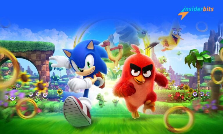 Sonic and Angry Birds together Play now