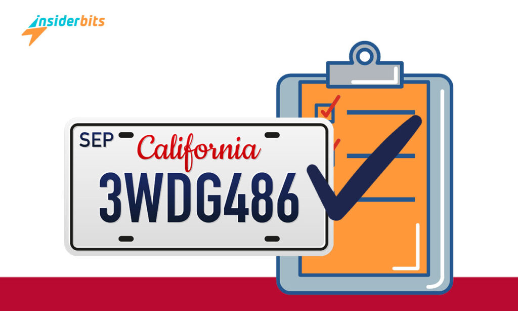 California's License Plate Car History Check | Insiderbits