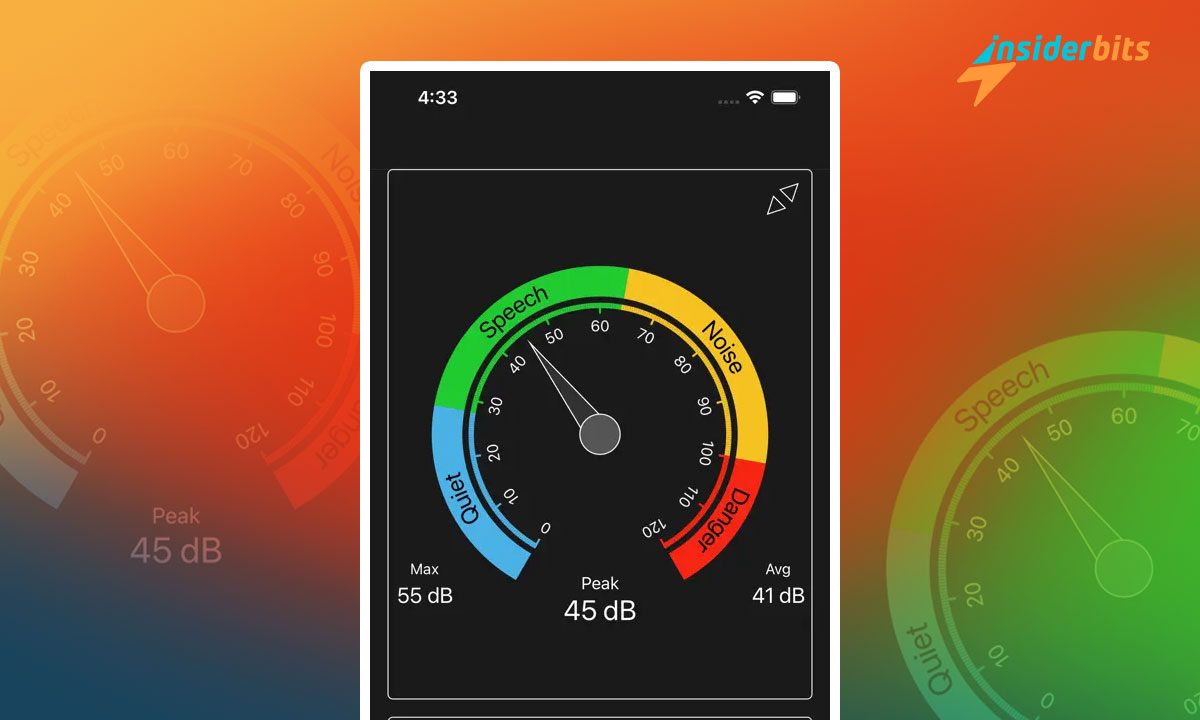 Decibel Apps Measuring decibels on iPhone