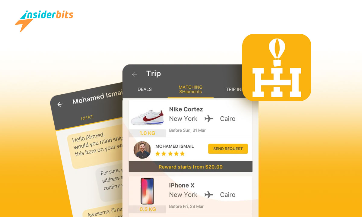 HitchHiker This free app connects travelers with shoppers everywhere