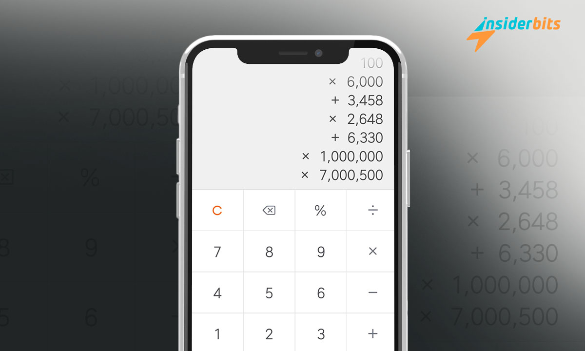 Comment afficher l'historique de la calculatrice sur l'iPhone