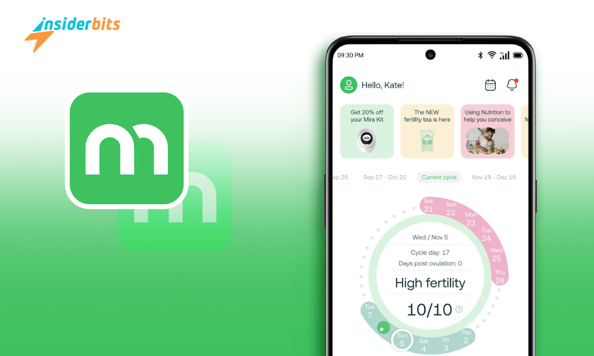 Mira Free fertility app to track your cycle