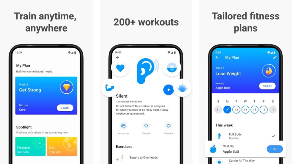 exercise apps