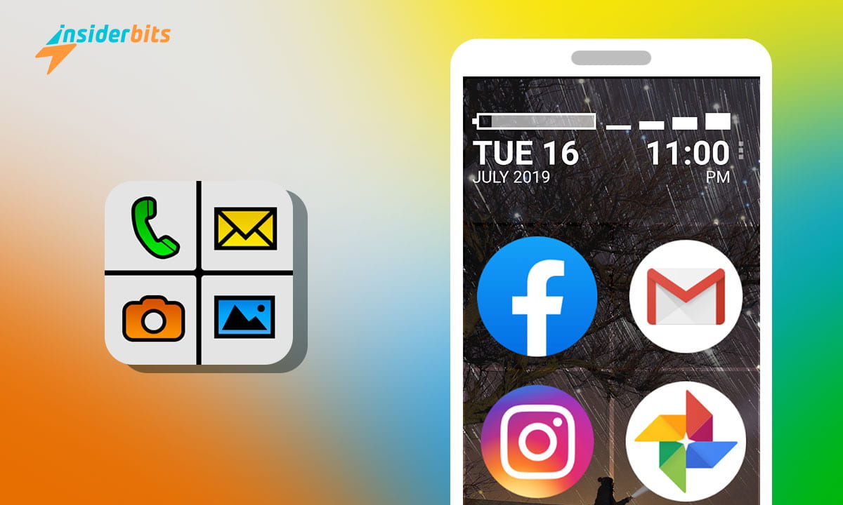 Big Launcher App macht Ihr Telefon mit riesigen Icons und Buchstaben