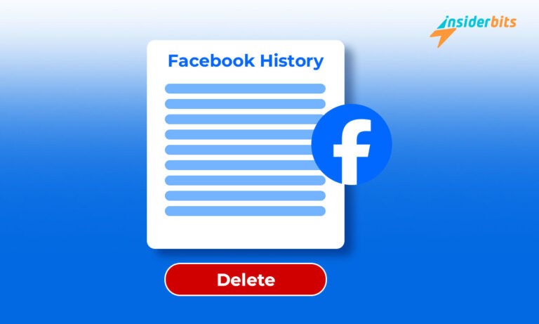 How to Delete Facebook History | Insiderbits