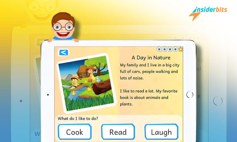 Giochi dell'app iRead per bambini per imparare a leggere