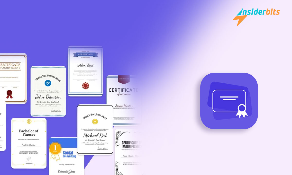 Creatore di certificati Personalizzate i vostri certificati