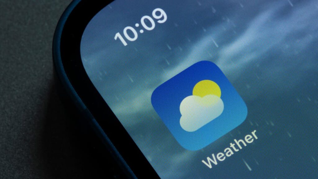 Correzioni dell'app meteo