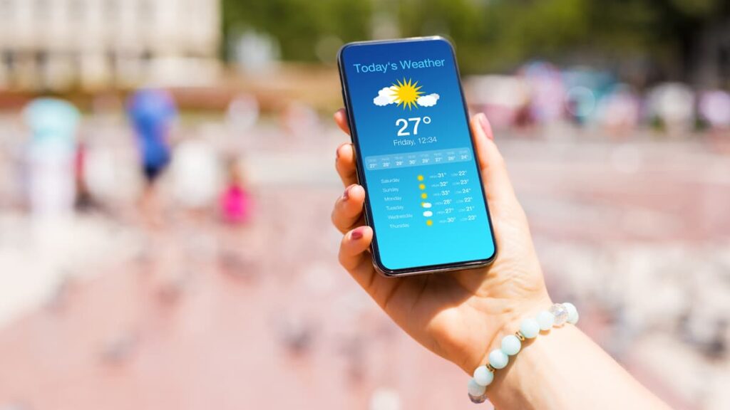 Corrections de l'application météo