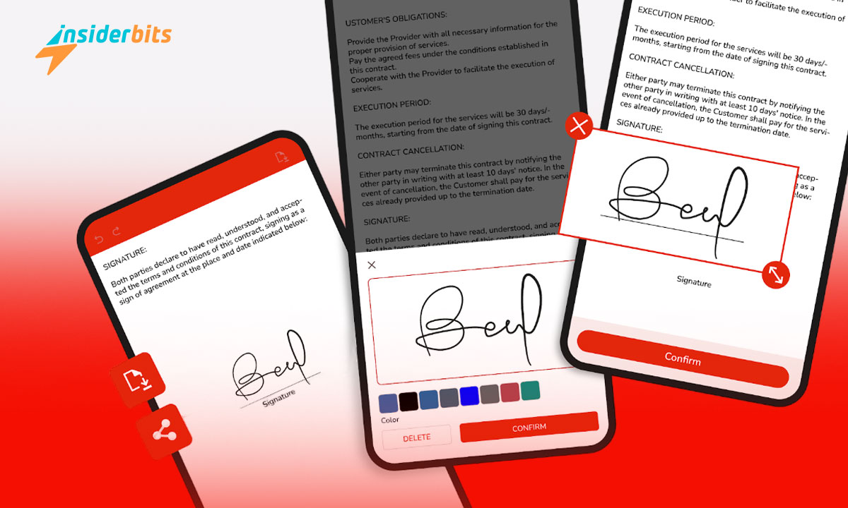 L'application parfaite pour la signature gratuite de PDF en ligne