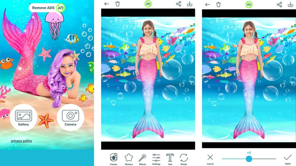 mermaid photo editor