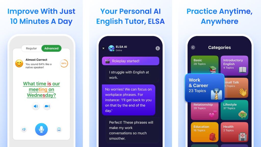 AI English learning apps