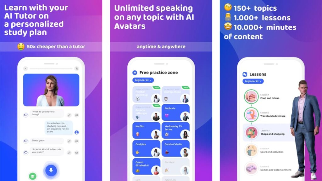AI English learning apps