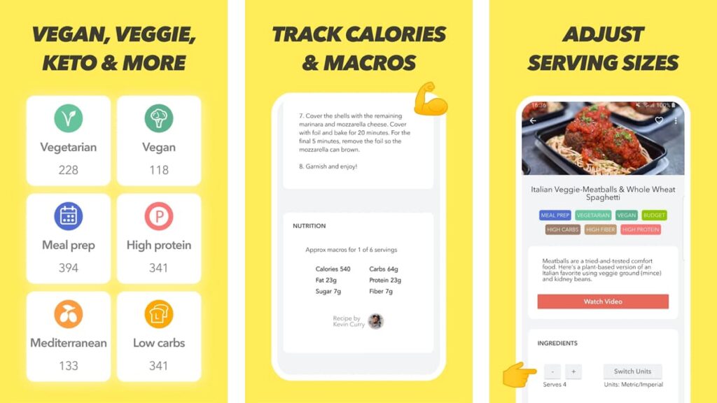 fitness recipes app