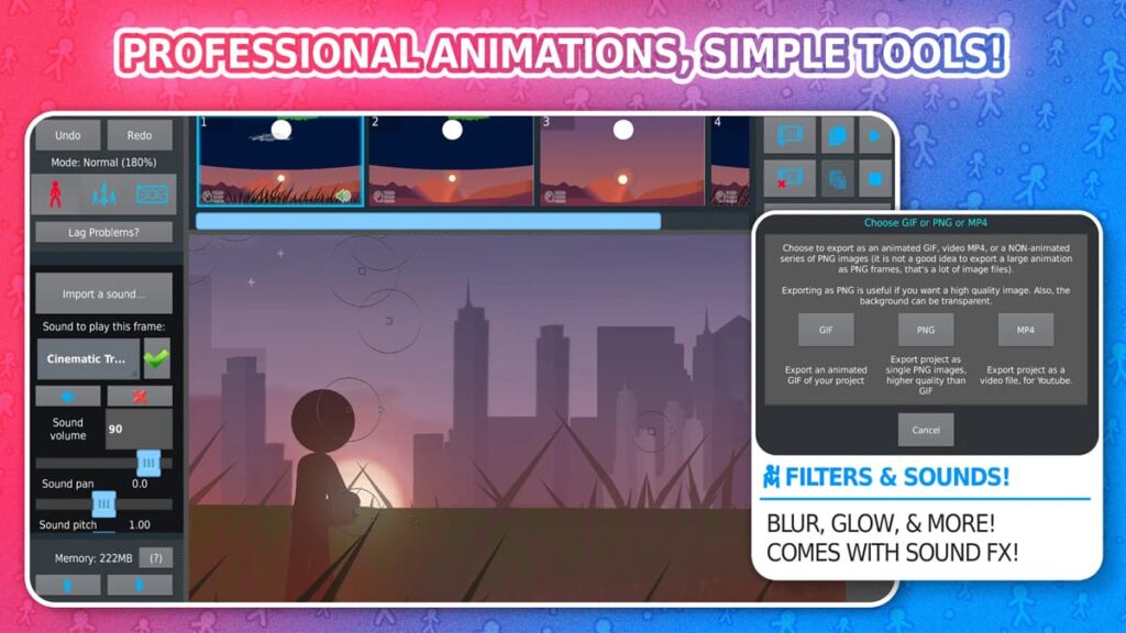 stickman animator app