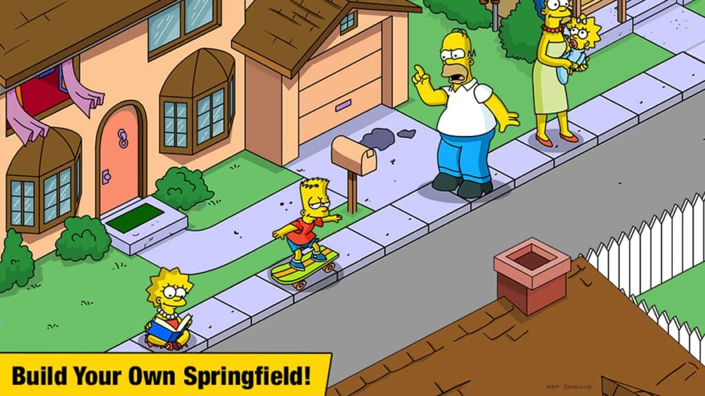 Simpsons mobile game