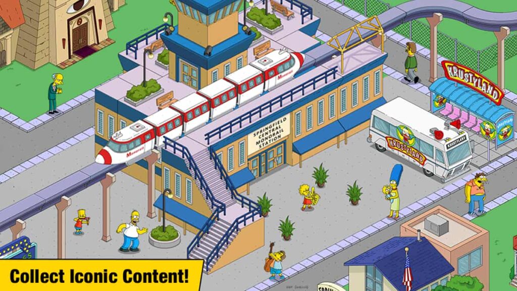 Simpsons mobile game