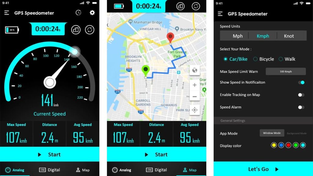 GPS Speedometer app