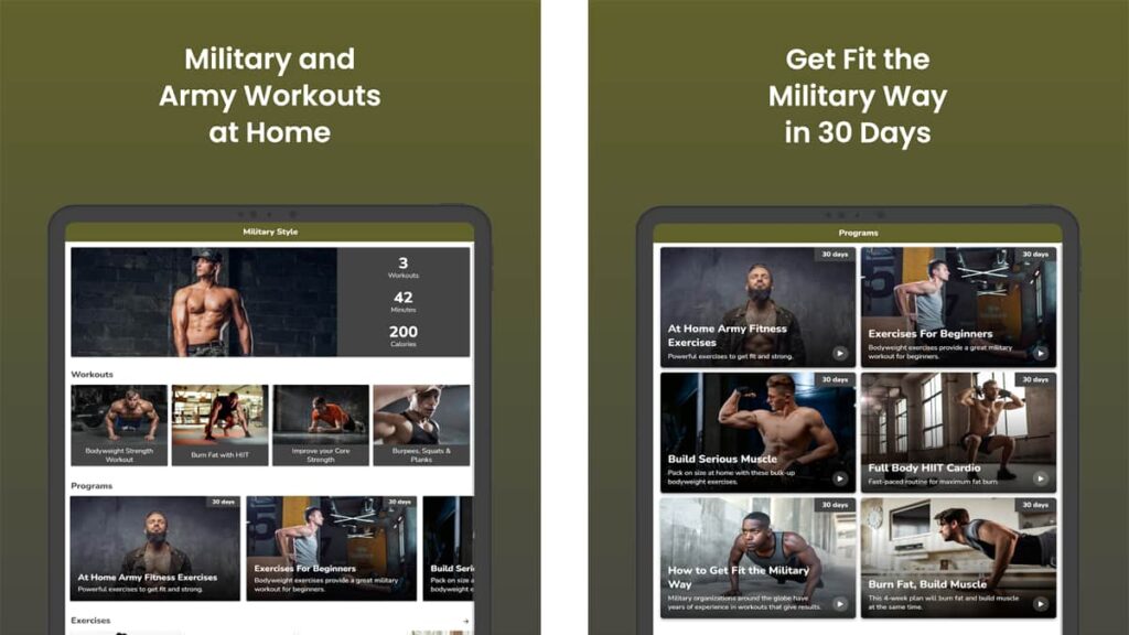 military home workouts
