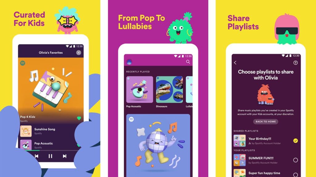 Spotify Kids app