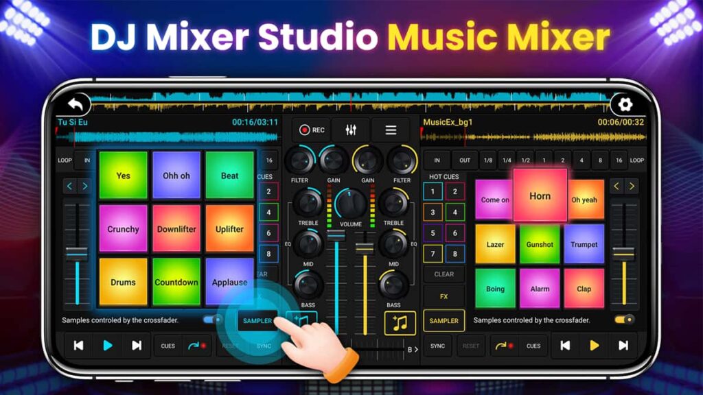 DJ Mixer Studio app