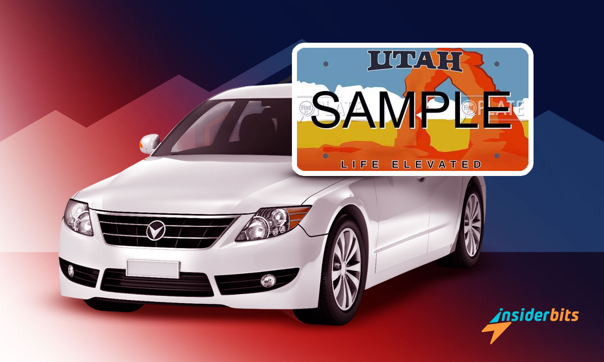 Utah License Plate