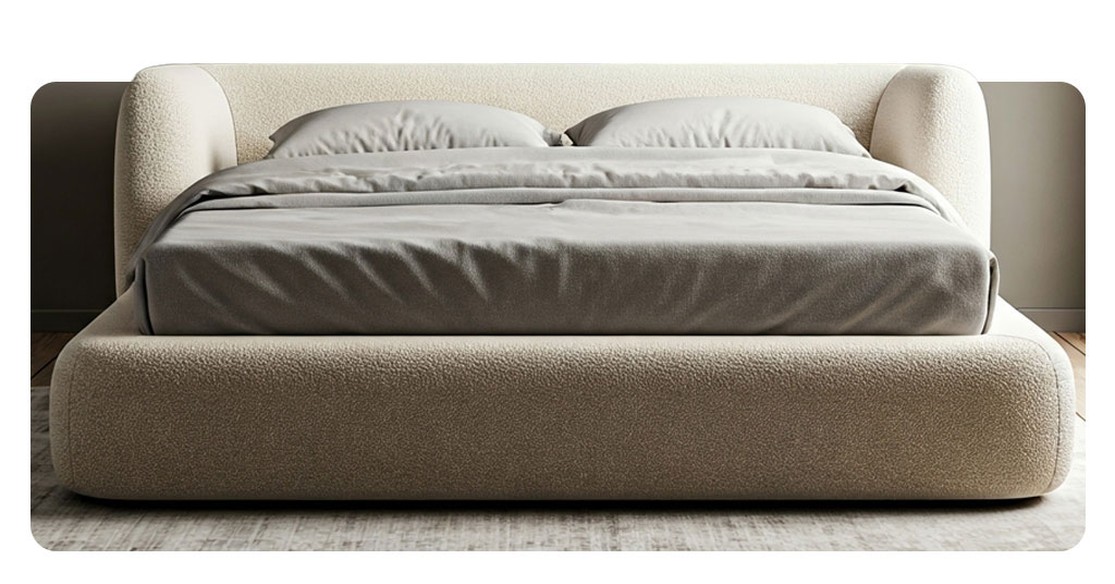 Bouclé Beds: Why Everyone’s Falling for This Cozy Trend 1 Bouclé Beds