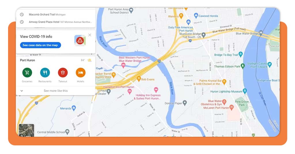 Google Maps Timeline
