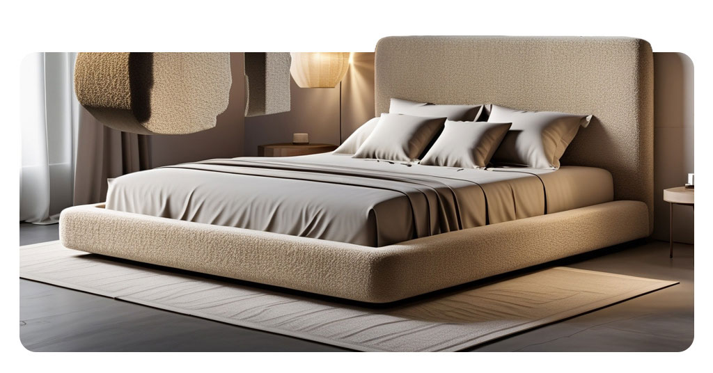 Bouclé Beds: Why Everyone’s Falling for This Cozy Trend 2 Bouclé Beds