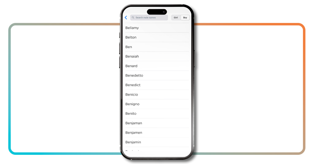 Baby Name App