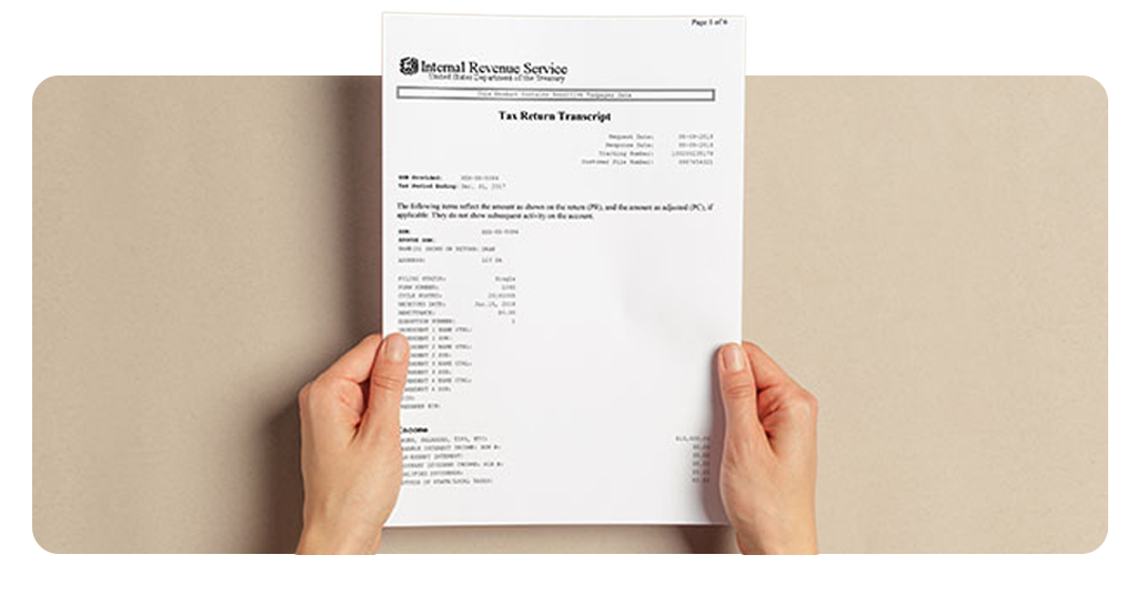 IRS Tax Transcript