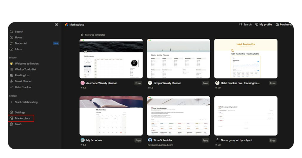 Best Notion templates to organize your life in 2025 4 Notion Templates