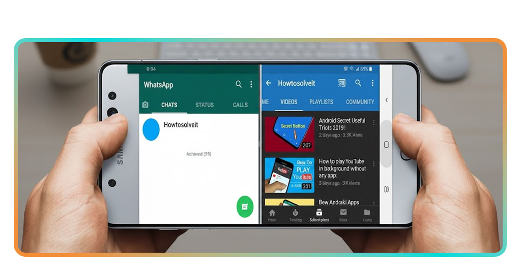 Split your phone screen and use two apps at once 1 Split Screen